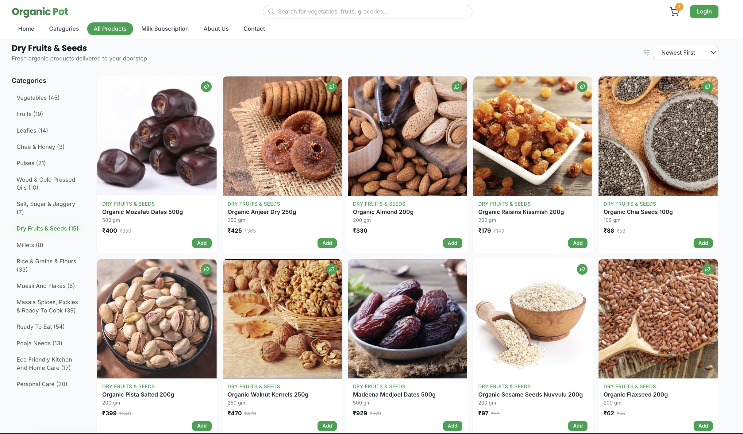Dry fruits