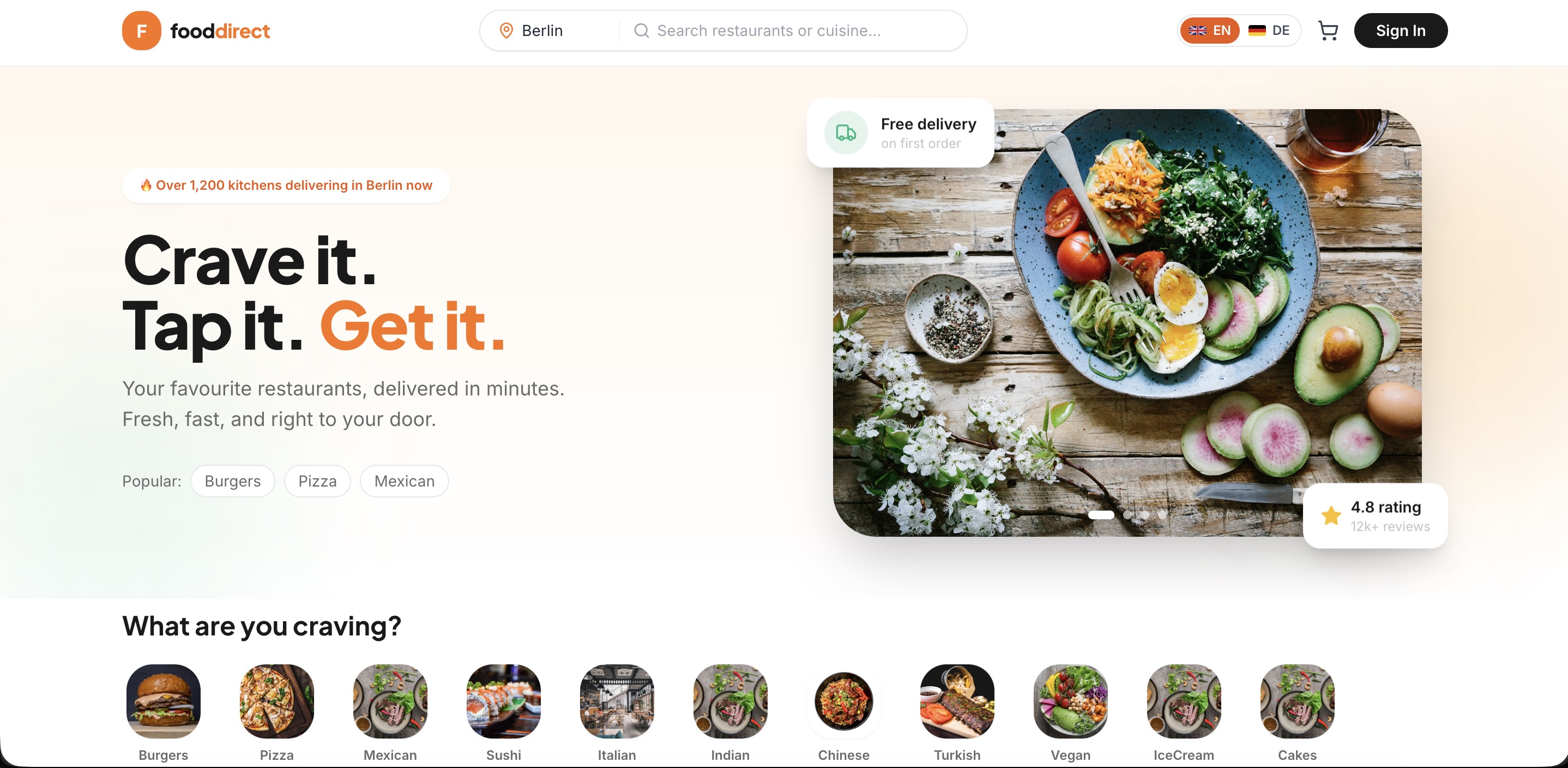 Food store home